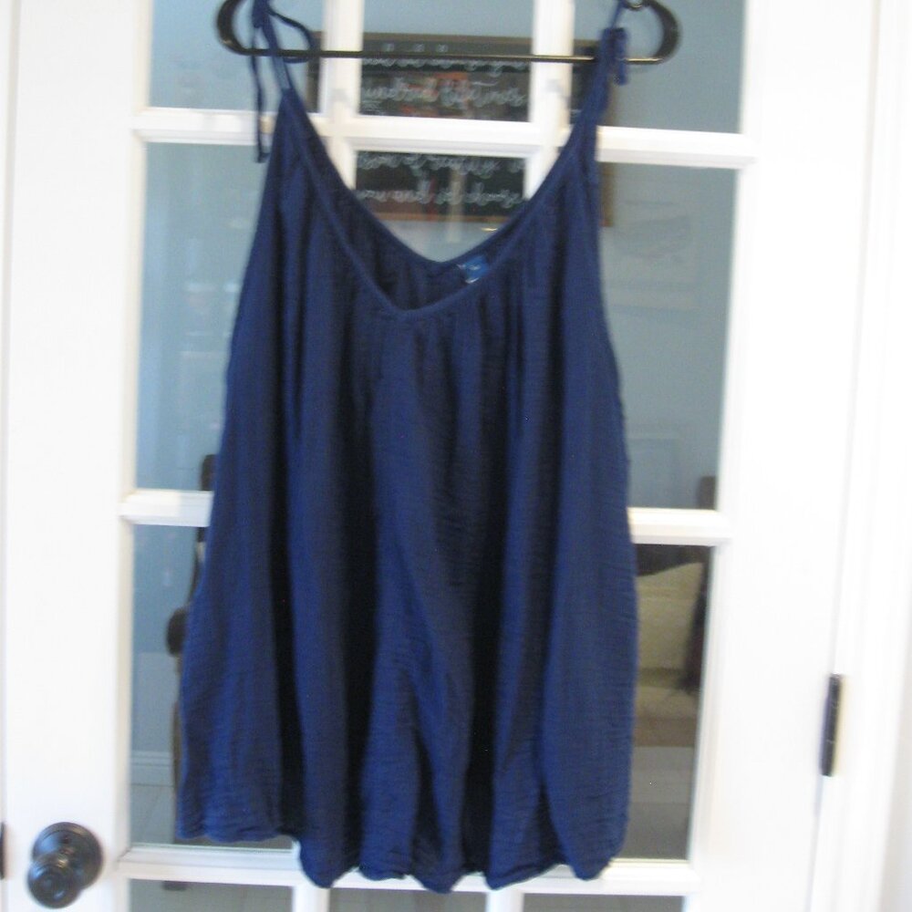 Old Navy Plus Size Navy Blouse